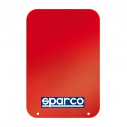 Sparco Mud Flaps (Red, Pair, Universal)