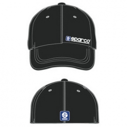 Sparco Hat (Large/XL, Black)