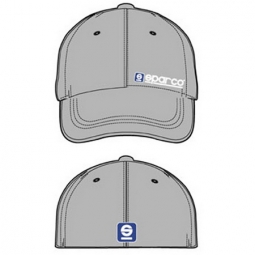 Sparco Hat (Large/XL, Gray)