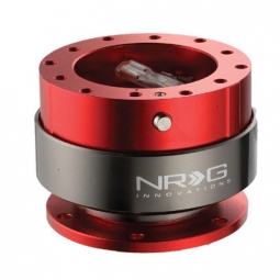 NRG Gen 2.0 Quick Release Steering Wheel Hub (Red / Titanium)