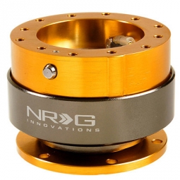 NRG Gen 2.0 Quick Release Steering Wheel Hub (Gold / Titanium)