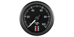 Stack Fuel Pressure Gauge (0-100psi, 52mm, Pro Stepper Motor, Black)