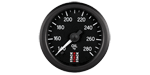 Stack Oil Temperature Gauge (140-280F, 52mm, Pro Stepper Motor, Black)