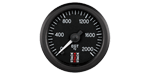 Stack Exhaust Gas Temperature (EGT) Gauge (0-2000F, 52mm, Pro Stepper Motor, Black)