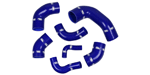 Samco 7 Piece Intercooler Hose Kit, Mitsubishi EVO 9