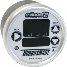 Turbosmart e-Boost2 Electronic Boost Controller (60mm, White/Silver)