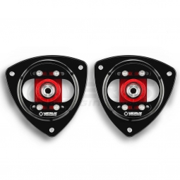 Verus Front Camber Plate Kit (Pair/2, Anodized Red), '13-'20 BRZ/FR-S/86
