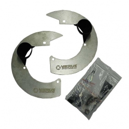 Verus Backing Plate Kit w/ Dry Carbon Duct For 2.5" Hose, Set/2, '13-'20 BRZ/FR-S/86