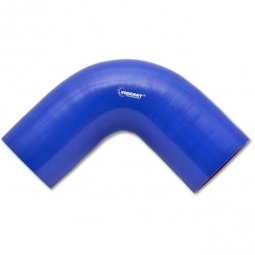 Vibrant Silicone 90 Degree Elbow Coupler (3" I.D. x 8" Leg Length, Blue)