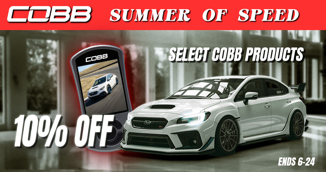 COBB Summer of Speed Sale!! 10% OFF!