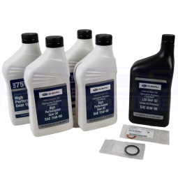 OAKOS Subaru 6-Speed Drivetrain Fluid Change Kit (OEM), 2004-2006 STi