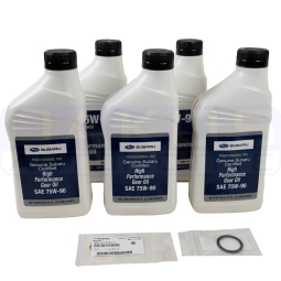 OAKOS Subaru 6-Speed Drivetrain Fluid Change Kit (OEM), 2007-2021 STi
