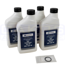 OAKOS Subaru 5-Speed Drivetrain Fluid Change Kit (OEM), 2002-2014 WRX