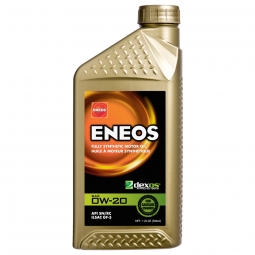 Eneos Fully Synthetic Engine Oil (0W-20, 1 Quart)