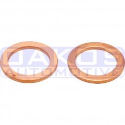 Subaru (OEM) Copper Washer (Small) Oil Feed to Turbo (Pair/2), '02-'14 WRX & '04-'21 STi