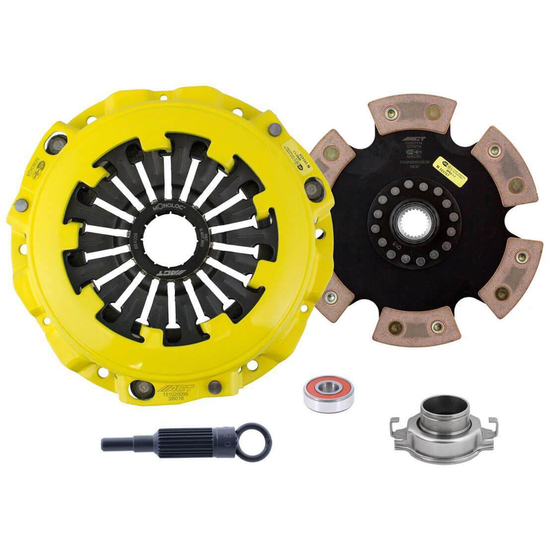 ACT Heavy Duty Off-Road Race Rigid 6 Pad Clutch Kit | Toyota Tacoma (95-04) (TA1-HDR6) main image 1