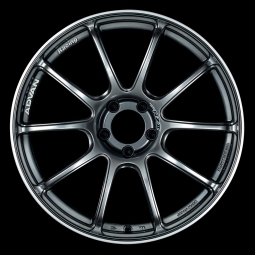 ADVAN RZII Wheel - 18x9.5 / +35 / 5x114.3 - Racing Hyper Black & Ring