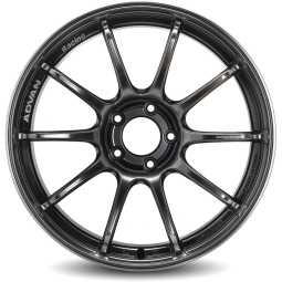 ADVAN RSIII Wheel - 18x9.5 / +45 / 5x100 - Racing Hyper Black & Ring