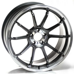 ADVAN RZ-DF2 Wheel - 19x10 / +32 / 5x120 - Diamond Cut & Racing Titanium Black