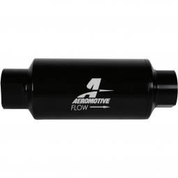 Aeromotive In-Line Filter (ORB-10 w/ 10 Micron Microglass Element, Black)