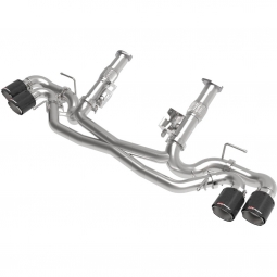 aFe MACH Force-Xp Cat-Back Exhaust System (No Muffler, 304SS), '20-'21 Corvette C8