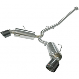 aFe Takeda 304SS Axle-Back Exhaust System w/ Dual Carbon Fiber Tips, '13-'26 BRZ/FR-S/86/GR86