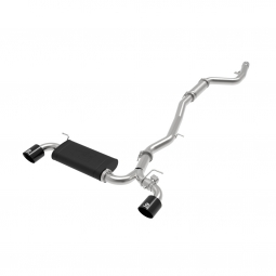 aFe Takeda Cat-Back Exhaust System w/ Black Tips (3in > 2.5in, 304SS), '20-'21 GR Supra (A90)