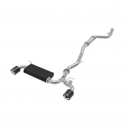 aFe Takeda Cat-Back Exhaust System w/ Carbon Fiber Tips (3in > 2.5in, 304SS), '20-'21 GR Supra (A90)