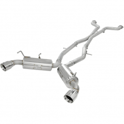 aFe Takeda 2.5in 304SS Cat-Back Exhaust System w/ Polished Tips, '09-'20 370Z