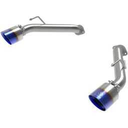 aFe Takeda Axle-Back Exhaust System w/ Blue Flame Tips (2.5", 304SS), '23-'25 Nissan Z
