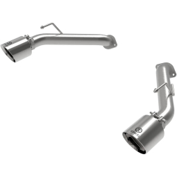 aFe Takeda Axle-Back Exhaust System w/ Polished Tips (2.5", 304SS), '23-'25 Nissan Z