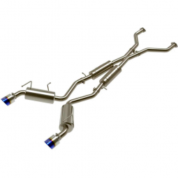 aFe Takeda Cat-Back Exhaust System w/ Blue Flame Tips (2.5", 304SS), '09-'20 370Z