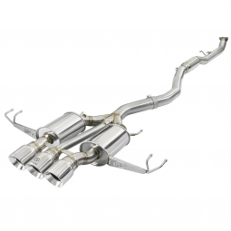 aFe Takeda Cat-Back Exhaust System w/ Polished Tips (3", 304SS), '17-'21 Civic Type R