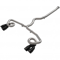 aFe Takeda Cat-Back Exhaust System w/ Black Tips (3" > 2.5", 304SS), '22-'26 WRX