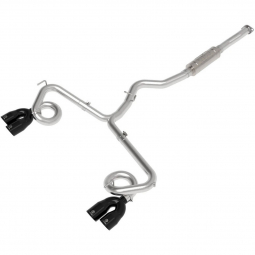 aFe Takeda Cat-Back Exhaust System w/ Black Tips (3" > 2.5", 304SS), '15-'21 WRX & STi