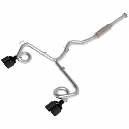 aFe Takeda Cat-Back Exhaust System w/ Carbon Fiber Tips (3" > 2.5", 304SS), '15-'21 WRX & STi