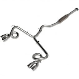 aFe Takeda Cat-Back Exhaust System w/ Polished Tips (3" > 2.5", 304SS), '15-'21 WRX & STi