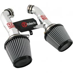 aFe Takeda Cold Air Intake Stage-2 w/Pro DRY S Filter (Polished), '09-'20 370Z