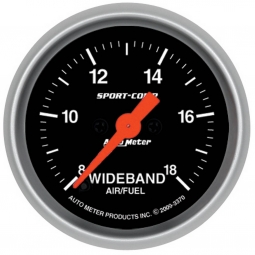 AutoMeter Sport-Comp Air / Fuel Ratio (AFR) Gauge (52mm, 8:1-18:1 AFR)