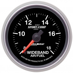 AutoMeter Sport-Comp II Air / Fuel Ratio (AFR) Gauge (52mm, 8:1-18:1 AFR)