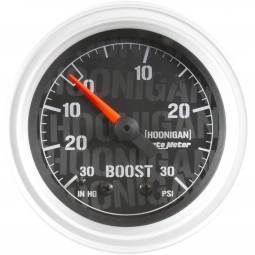 AutoMeter Hoonigan Series Boost Gauge (52mm, 30 In. HG. Vacuum - 30 PSI)