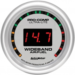 AutoMeter Ultra-Lite Series Air / Fuel Ratio (AFR) Gauge (52mm, 10:1-17:1 AFR)