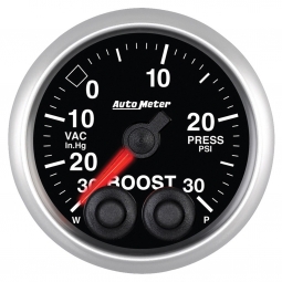 AutoMeter Elite Series Boost/Vac Gauge (2 1/16in, 30 in/Hg - 30 PSI)