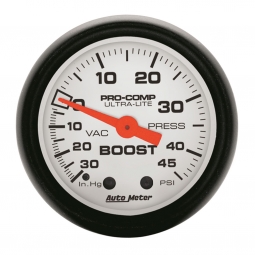 AutoMeter Phantom Series 2 1/16in Boost/Vacuum Gauge