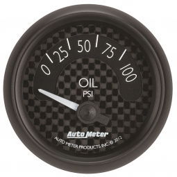 AutoMeter GT Series Electric Oil Pressure Gauge (2 1/16in, 0-100 PSI)