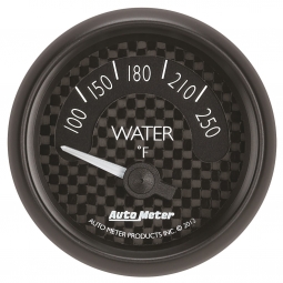 AutoMeter GT Series Electric Water Temp. Gauge (2 1/16in, 100-250F)