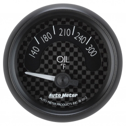AutoMeter GT Series Electric Oil Temp Gauge (2 1/16in, 140-300F)