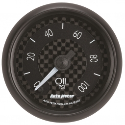 AutoMeter GT Series Electric Oil Pressure Gauge (2 1/16in, 0-100 PSI)