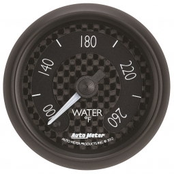 AutoMeter GT Series Electric Water Temp Gauge (2 1/16in, 100-260F)