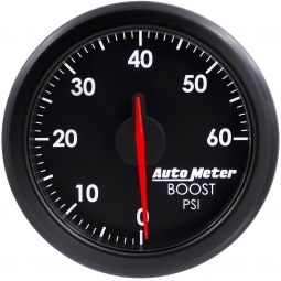 AutoMeter AirDrive Boost Gauge (52mm, 0-60 PSI, Black)